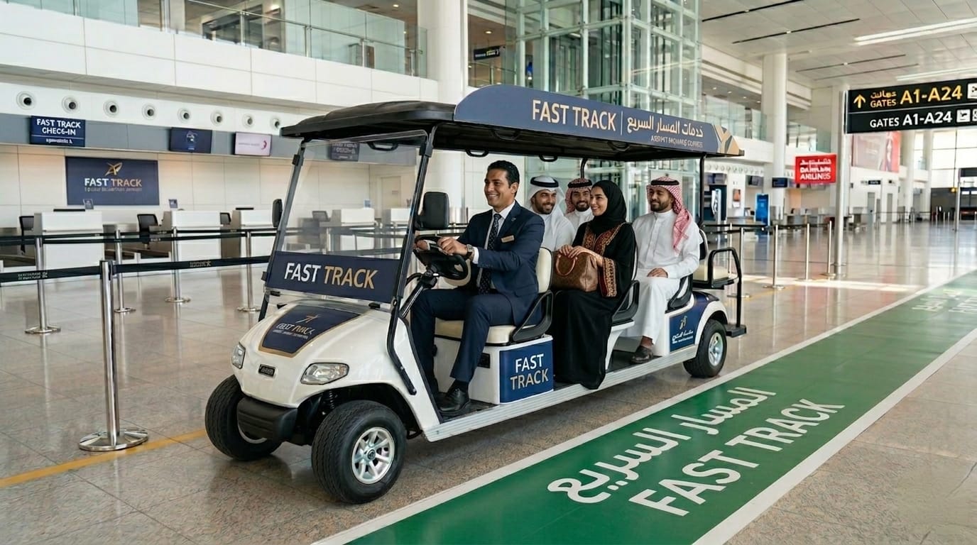 Fast Track with Golf Car